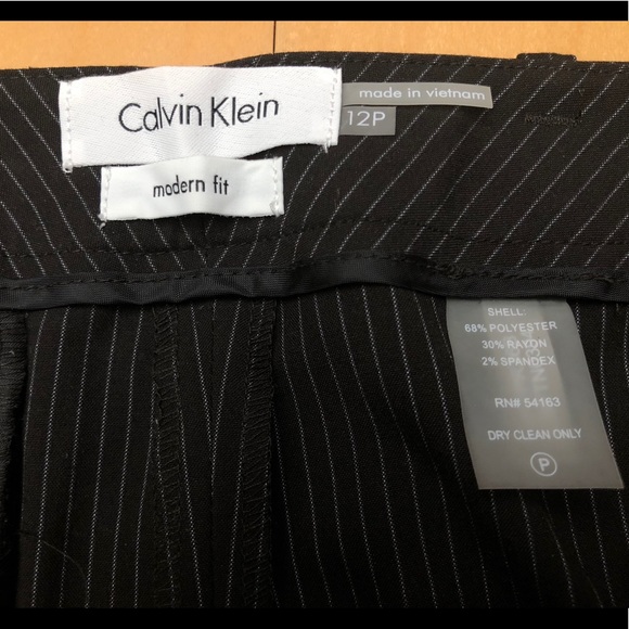 calvin klein modern fit suit pants